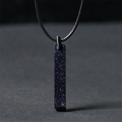 FREE Today: Transformation and Fulfilment Black Obsidian Blue Sandstone Necklace Pendant - Blue Sandstone - image 6