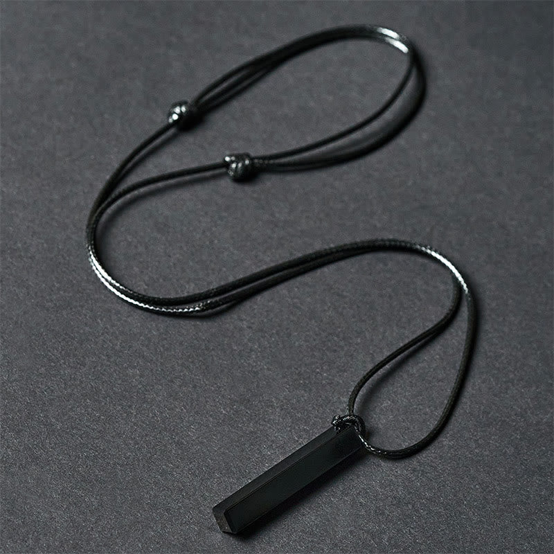 FREE Today: Transformation and Fulfilment Black Obsidian Blue Sandstone Necklace Pendant - image 1