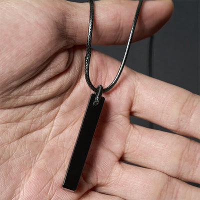 FREE Today: Transformation and Fulfilment Black Obsidian Blue Sandstone Necklace Pendant - image 3