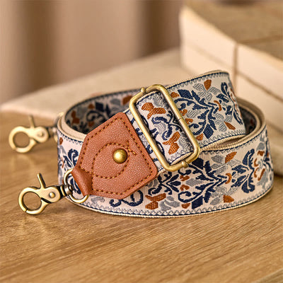 Buddha Stones Flower Geometric Embroidery Adjustable Handbags Crossbody Shoulder Bag Straps Replacement - image 23