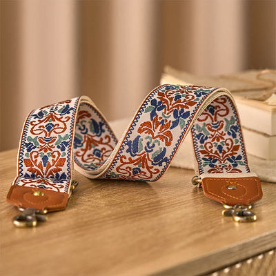 Buddha Stones Flower Geometric Embroidery Adjustable Handbags Crossbody Shoulder Bag Straps Replacement - image 17