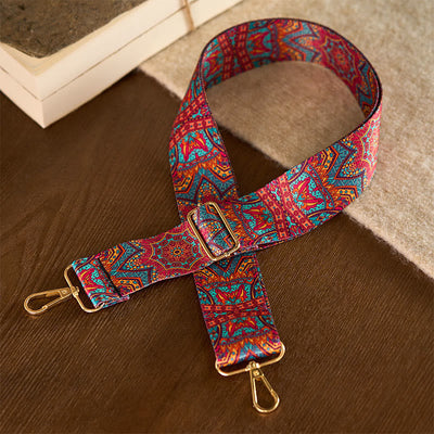 Buddha Stones Bohemian Red Mandara Geometric Adjustable Handbags Crossbody Shoulder Bag Purse Straps Replacement - image 1