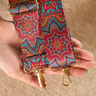 Buddha Stones Bohemian Red Mandara Geometric Adjustable Handbags Crossbody Shoulder Bag Purse Straps Replacement - image 7