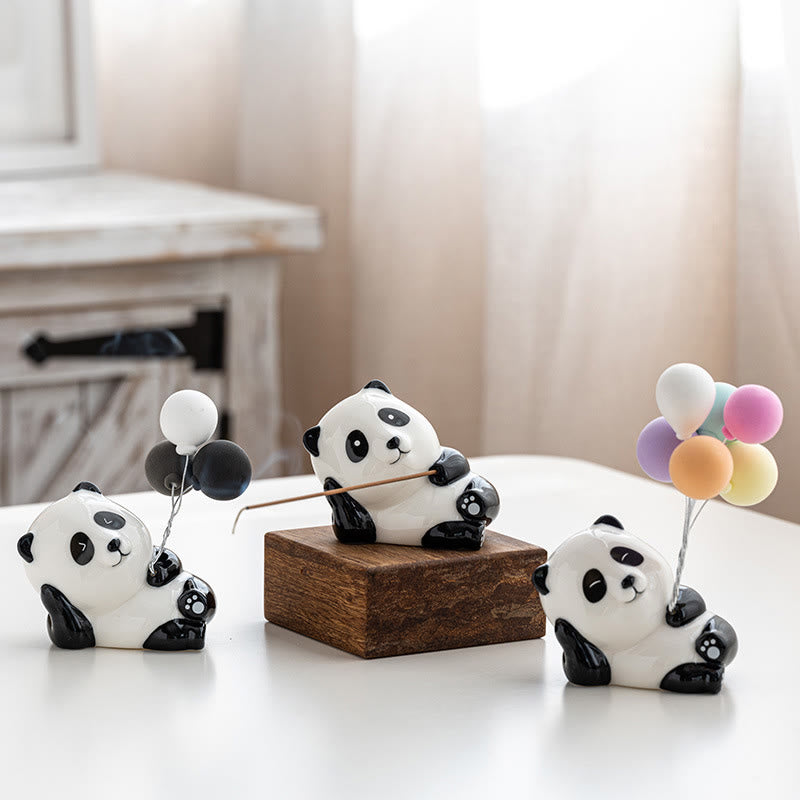 Buddha Stones Panda Shape Home Decoration Incense Burner - image 11