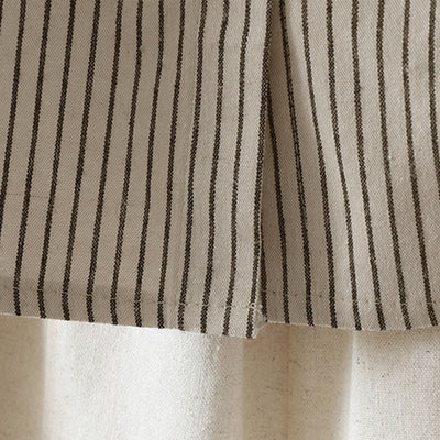 Buddha Stones Fall Stripe Stand Collar Buttons Women's Long Sleeve Shirt With Pocket - image 11