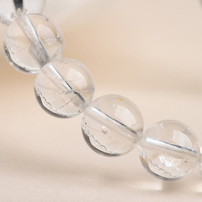 Buddha Stones Herkimer Diamond Protection Meditation Bracelet - image 15