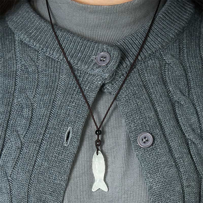 Buddha Stones Carving Koi Fish Pink Crystal Indian Agate Amethyst Warmth Prosperity Necklace Pendant - image 51