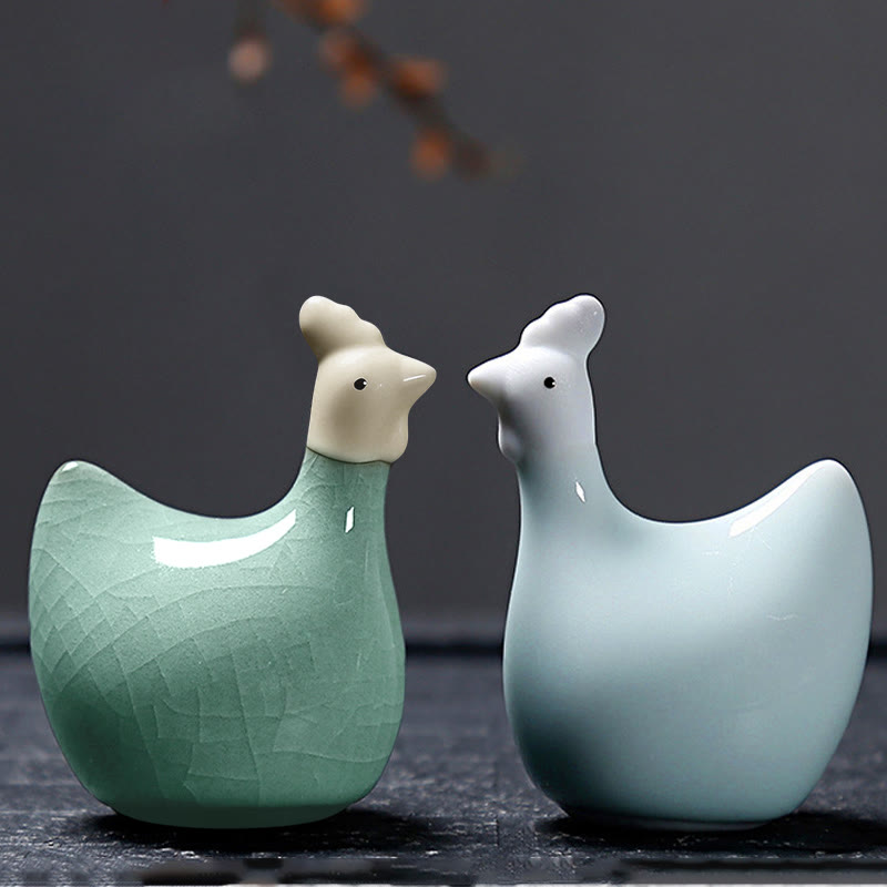 Buddha Stones Chinese Zodiac Ceramic Tea Pet Home Decoration - image 42