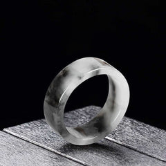 Buddha Stones Jade Prosperity Luck Ring - Jade(23mm) - image 0