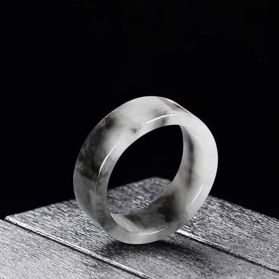 Buddha Stones Jade Prosperity Luck Ring - Jade(23mm) - image 0
