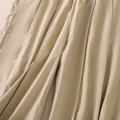 Buddha Stones Summer Simple Pure Color High Waisted Pleated Women's Harem Pants With Pockets - image 16