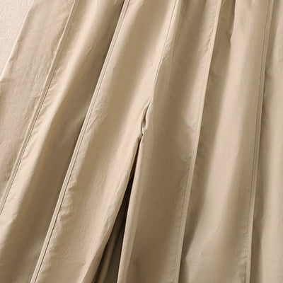 Buddha Stones Summer Simple Pure Color High Waisted Pleated Women's Harem Pants With Pockets - image 17
