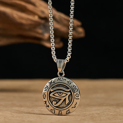 FREE Today: Protection and Courage Titanium Steel Evil Eye Necklace Pendants - image 1