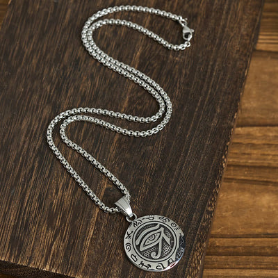 FREE Today: Protection and Courage Titanium Steel Evil Eye Necklace Pendants - image 4