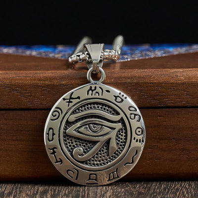 FREE Today: Protection and Courage Titanium Steel Evil Eye Necklace Pendants - image 3