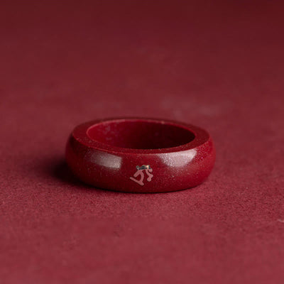 Buddha Stones Chinese Zodiac Year Of The Horse Cinnabar Blessing Ring - image 10