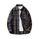 Mitternachtsblauer Plaid / USA/UK/AU36,EU46 (XL). (EN) n