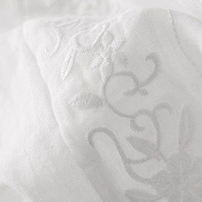 Buddha Stones Side Embroidery Design Women's 7-8 Length Wide Leg Pants With Pockets - image 11
