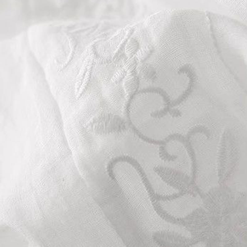 Buddha Stones Side Embroidery Design Women's 7-8 Length Wide Leg Pants With Pockets - image 11