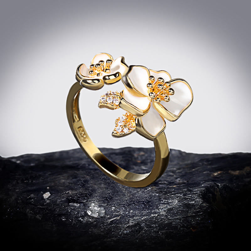 Buddha Stones Daisy Copper Luck Balance Ring - image 2