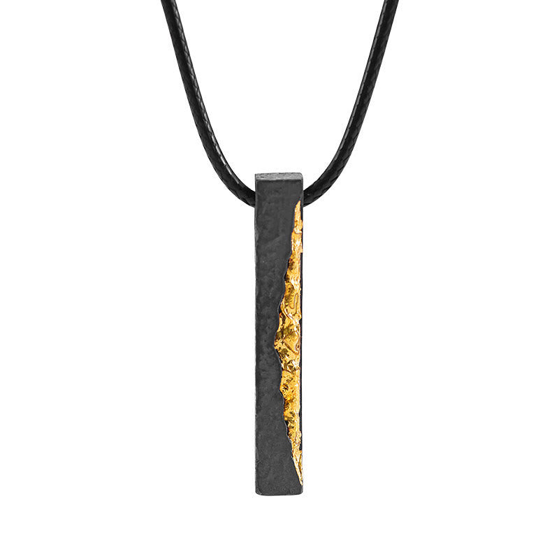 Buddha Stones 999 Sterling Silver 999 Gold Om Mani Padme Hum Wisdom Necklace Pendant - Om Mani Padme Hum&55cm Black Wax Cord - image 12
