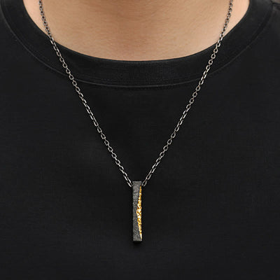 Buddha Stones 999 Sterling Silver 999 Gold Om Mani Padme Hum Wisdom Necklace Pendant - image 4