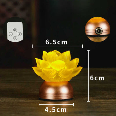 Buddha Stones Lotus Liuli Glass Copper New Begining Home Decoration - image 4