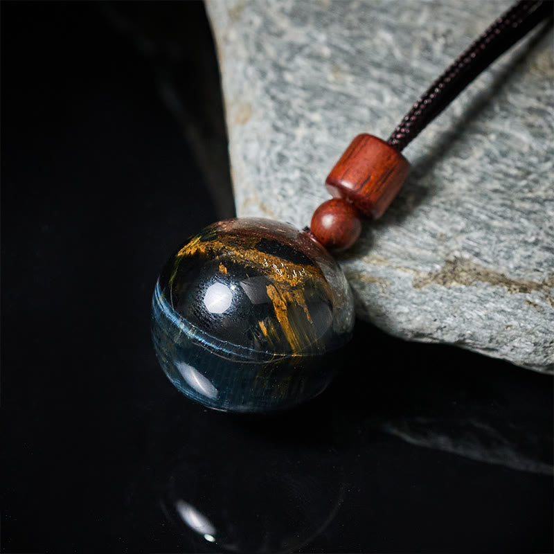 Buddha Stones White Crystal Pink Crystal Tiger Eye Smoky Quartz Protection Necklace Pendant - image 26