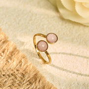 Foviel Titanium Steel Balance Calm Ring