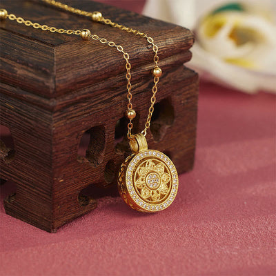 Buddha Stones 925 Sterling Silver Blessing Necklace Pendant - image 3
