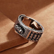 Foviel Lucky FengShui PiXiu Wealth Prayer Wheels Couple Ring