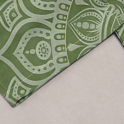 Buddha Stones Pure Cotton Mandala Pattern Women's Elastic Waist Pants With Pockets - image 7