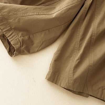Buddha Stones Summer Cotton Elastic Waist Women's Half Pants With Pockets - image 6