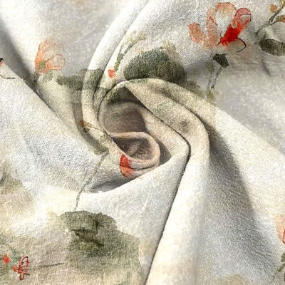 Buddha Stones Pure Cotton Butterfly Flowers Pattern Print Women's Pants With Pockets - image 2