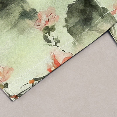 Buddha Stones Pure Cotton Butterfly Flowers Pattern Print Women's Pants With Pockets - image 4