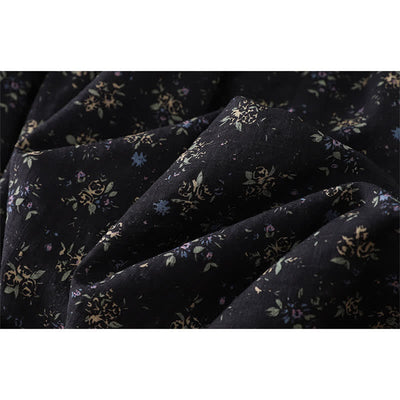 Buddha Stones Floral Elastic Waist Ruffle Hem Women's Skirt - image 11