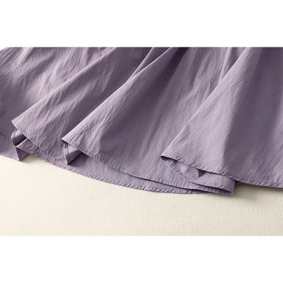 Buddha Stones Summer Cotton High Waist Women's Sleeveless Midi Dress With Pockets - image 2
