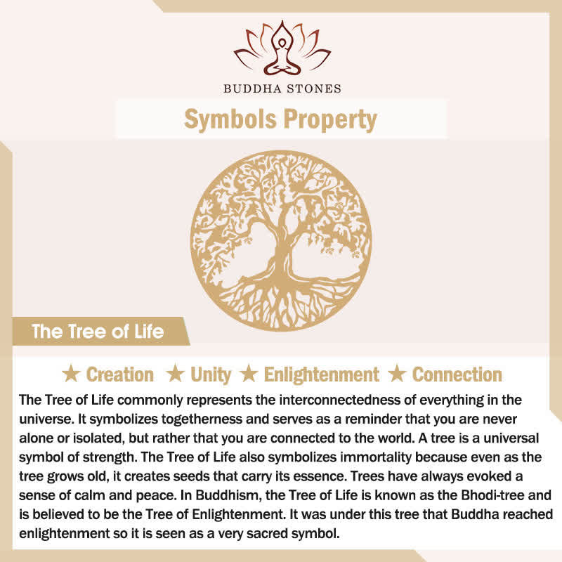 Buddha Stones Braided Leather Titanium Steel Tree Of Life Connection Wrap Bracelet - image 5