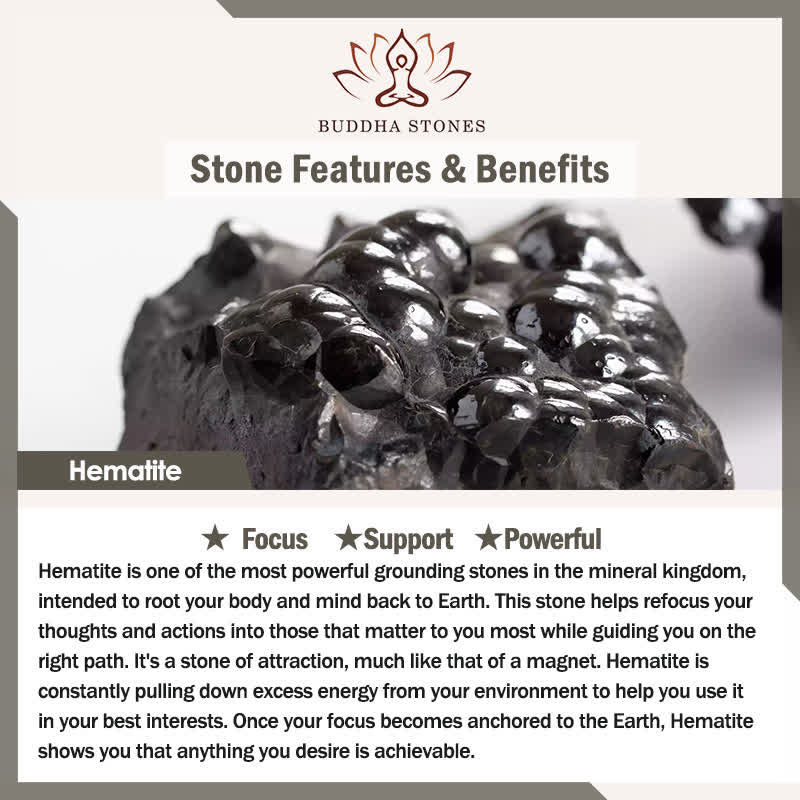 FREE Today: Strength and Support 2Pcs Tiger Eye Hematite Square Double Wrap Beaded Bracelet - image 6