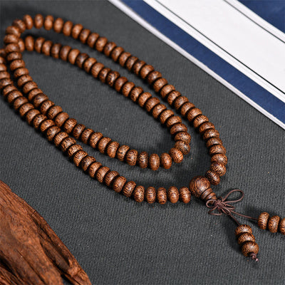FREE Today: Calm Energy 108 Textured Wood Beads Mala - image 3