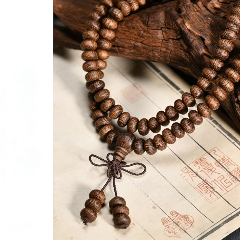 FREE Today: Calm Energy 108 Textured Wood Beads Mala - image 9