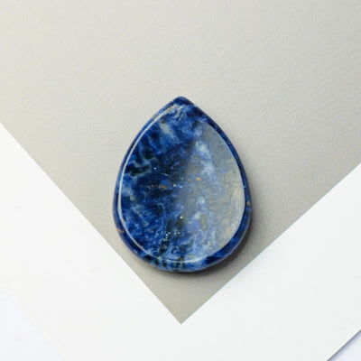 Buddha Stones Teardrop Shape Worry Stone Protection Crystal Decor 45*35*8mm - Sodalite - 45*35*8mm - image 11