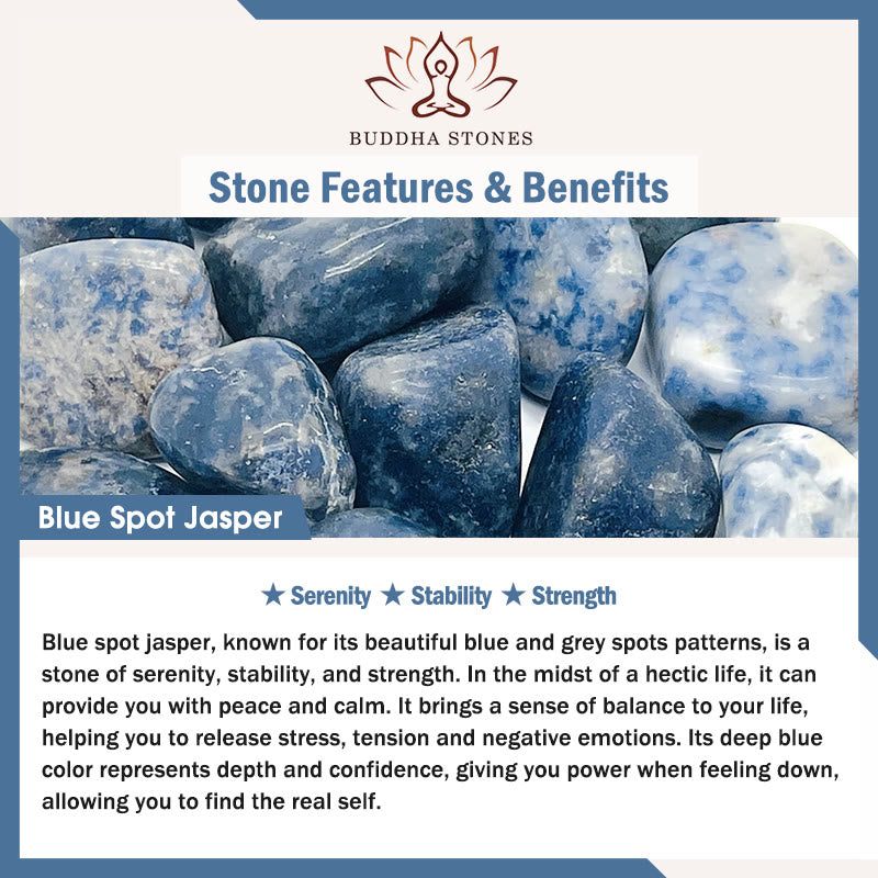 Buddha Stones Multicolor Agate Blue Spot Jasper Shell Geometric Beaded Peace Earrings - image 5