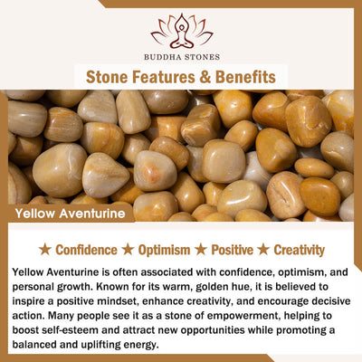 Buddha Stones 3pcs "Align with Good Fortune" Yellow Aventurine Lucky Bracelet Includes Gift Message Card - image 6