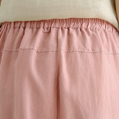 Buddha Stones Summer Casual Solid Women's Tapered Pants With Pockets - image 25