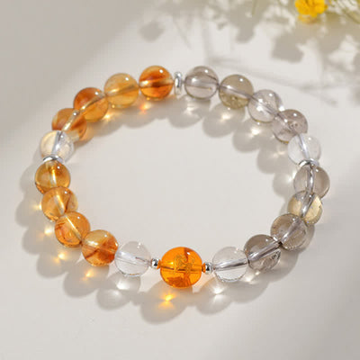 Buddha Stones Natural Crystals Silver Sheen Obsidian Chinese Zodiac Protection Bracelet - image 40