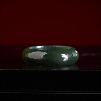 FREE Today: Healing and Luck Natural Cyan Jade Ring - image 3