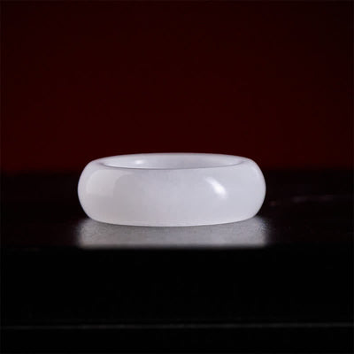 Buddha Stones Natural Golden Silk Jade Wealth Ring - image 3