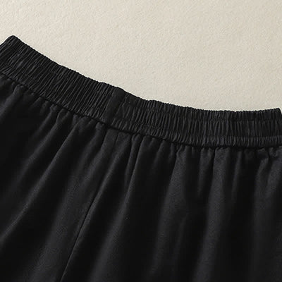 Buddha Stones Summer Casual Decorative Buttons Solid Women's Shorts With Pockets - image 20
