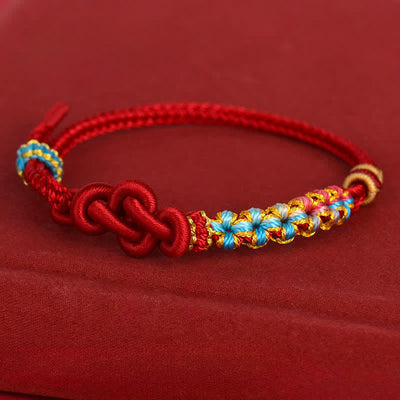 Buddha Stones Hand-Woven Red String Chinese Knotting Luck Bracelet - image 2